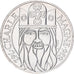 Francia, 100 Francs, Charlemagne, 1990, Plata, EBC, KM:982