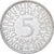 Federal Republic of Germany, 5 Mark, 1966, Karlsruhe, Silver, AU(50-53)