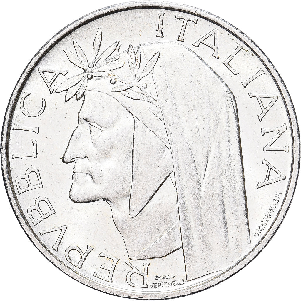 Italia, 500 Lire, 1965, Rome, Plata, EBC+, KM:100