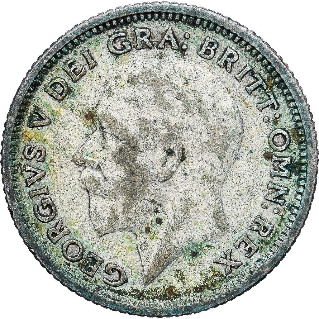 Great Britain, George V, 6 Pence, 1926, Silver, VF(30-35), KM:815a.2