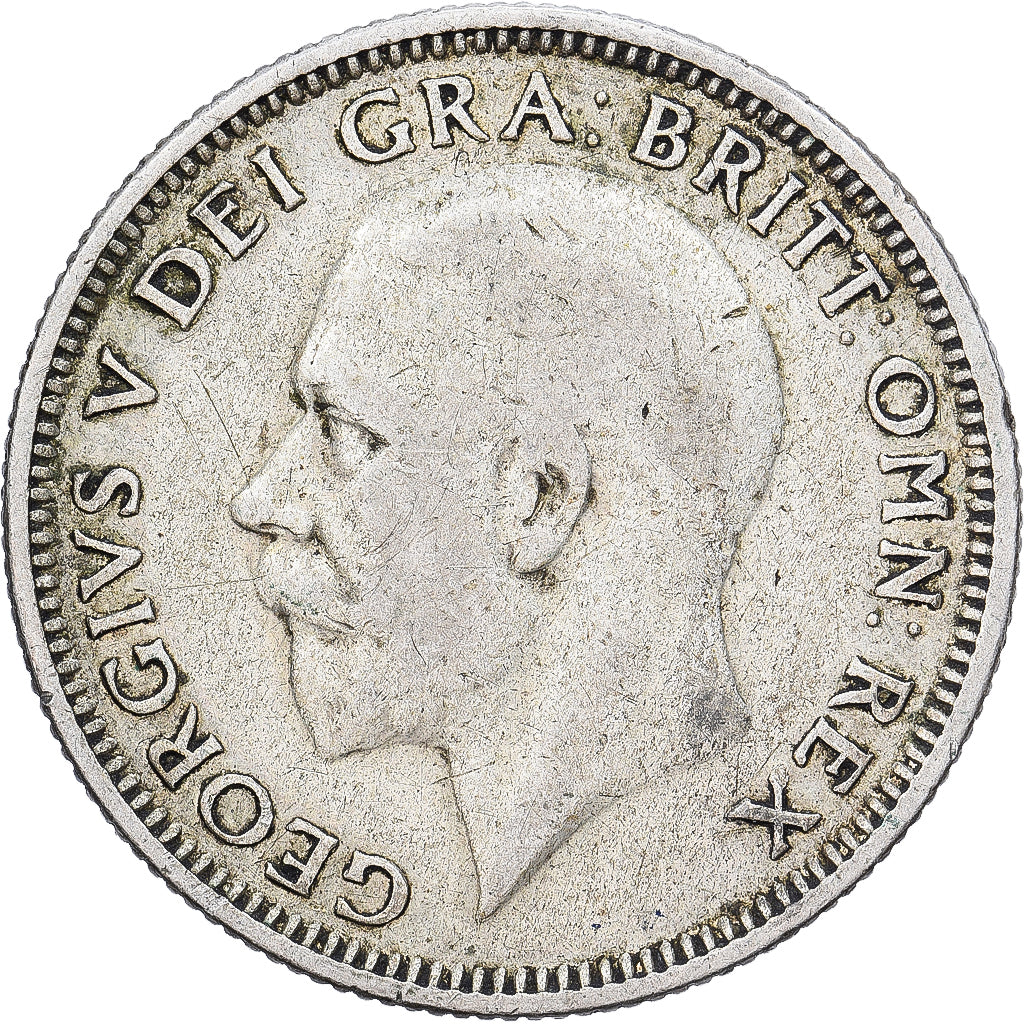 Great Britain, George V, Shilling, 1927, Silver, F(12-15), KM:833