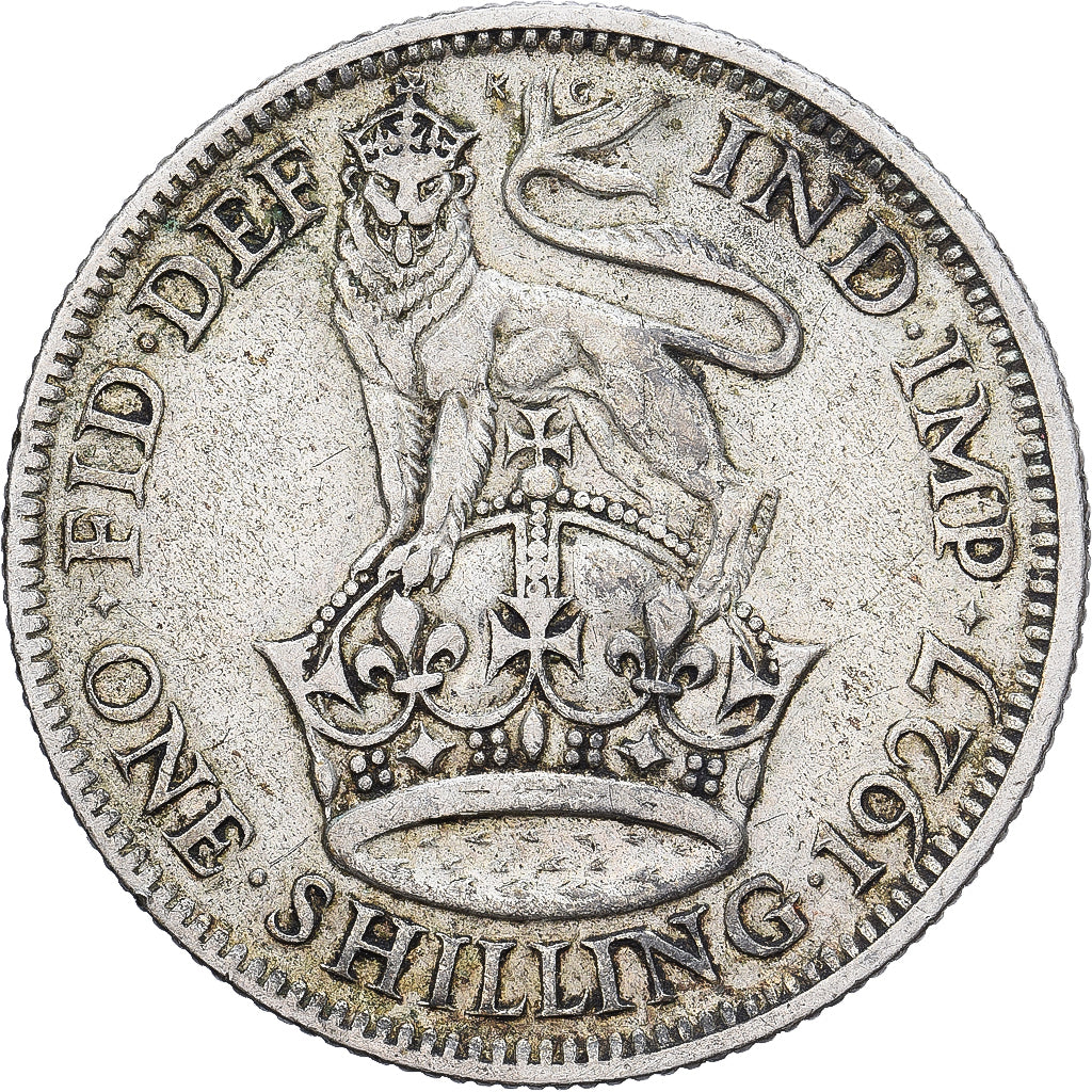 Great Britain, George V, Shilling, 1927, Silver, F(12-15), KM:833