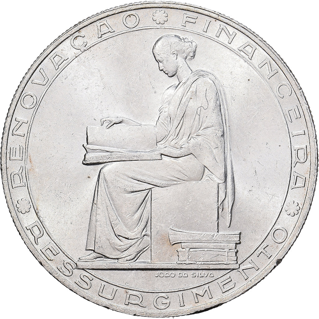 Portugal, 20 Escudos, 1953, Silver, EF(40-45), KM:585
