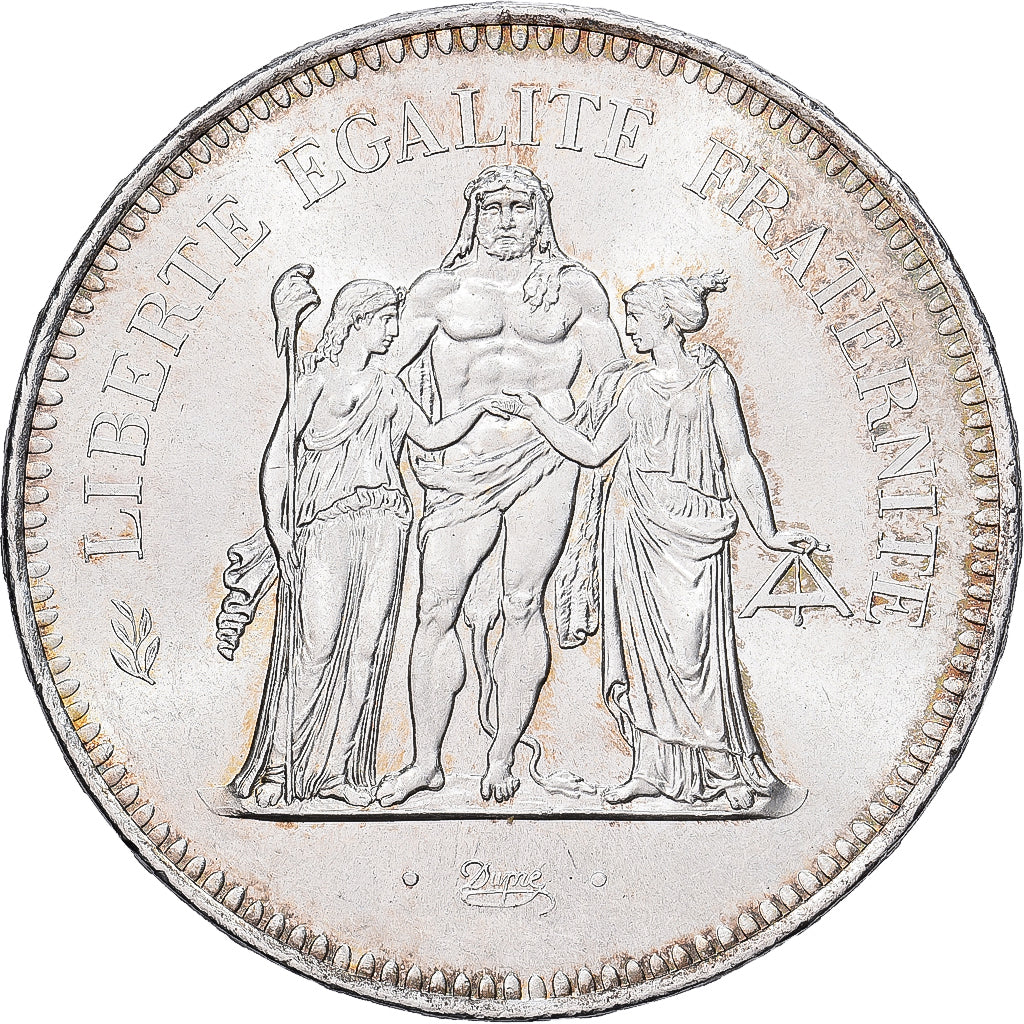 Francia, 50 Francs, Hercule, 1974, Paris, Plata, EBC+, KM:941.1