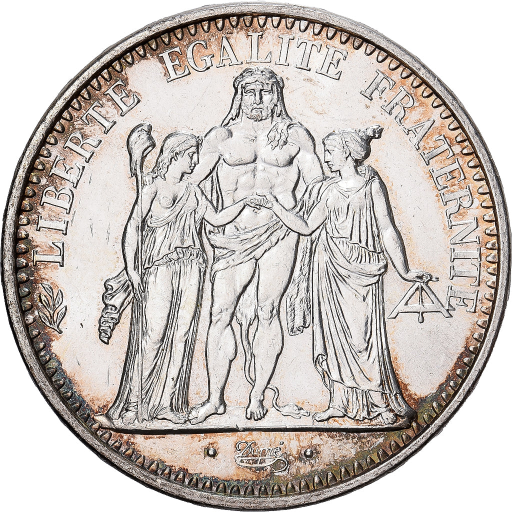 France, 10 Francs, Hercule, 1972, Paris, Silver, MS(60-62), KM:932