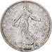 Frankrijk, 2 Francs, Semeuse, 1909, Paris, Zilver, FR+, KM:845.1