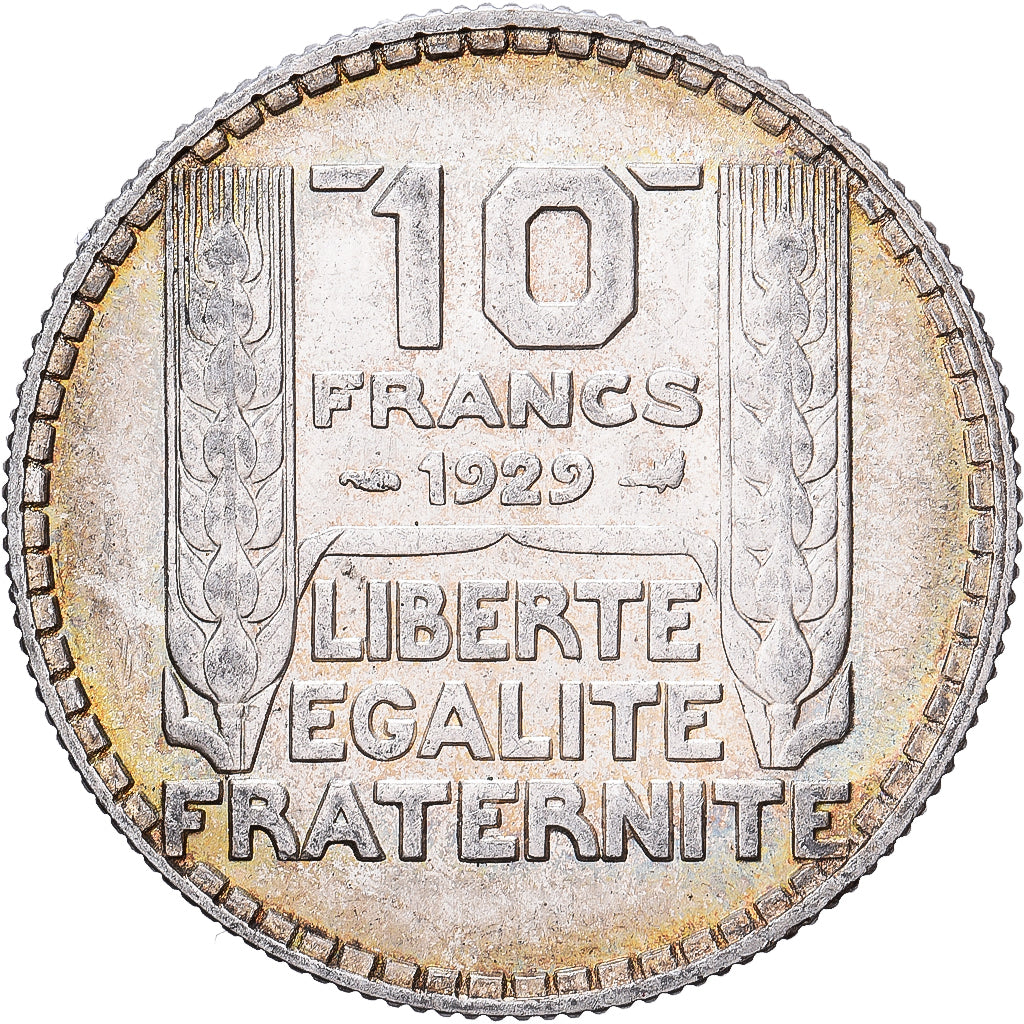 Frankreich, 10 Francs, Turin, 1929, Paris, Silber, VZ, KM:878