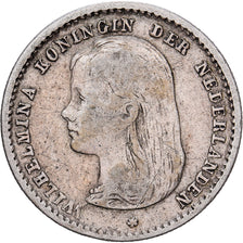 Netherlands, Wilhelmina I, 10 Cents, 1892, Silver, VF(20-25), KM:116