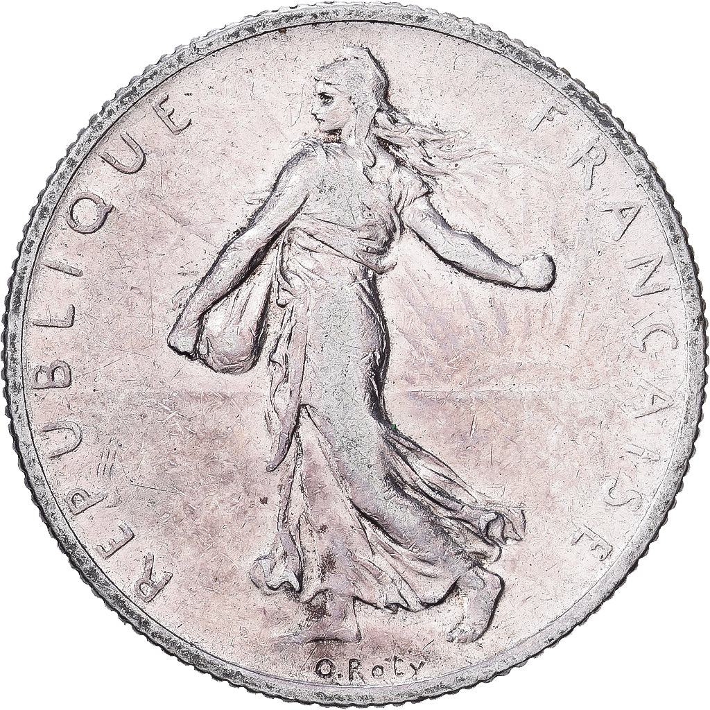 Frankrijk, 2 Francs, Semeuse, 1901, Paris, Zilver, FR+, KM:845.1