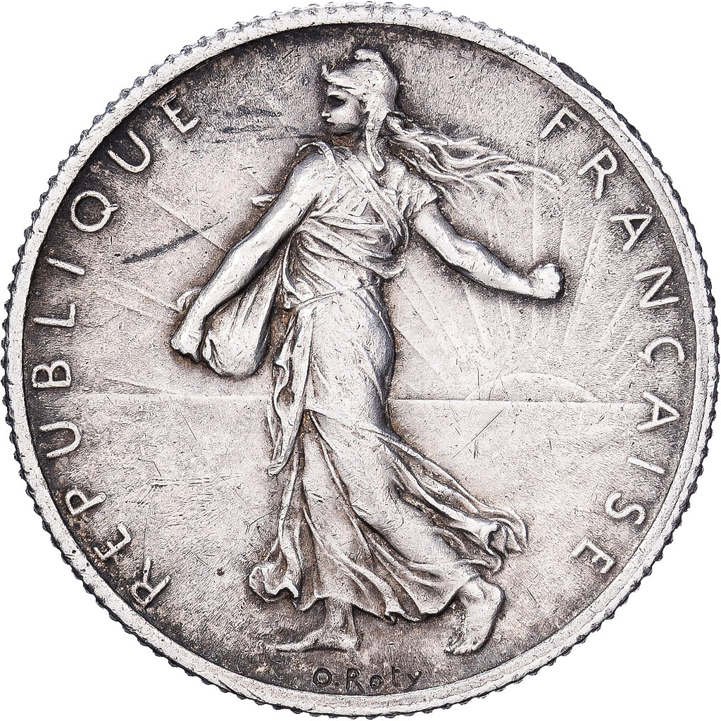 Frankreich, 2 Francs, Semeuse, 1914, Castelsarrasin, Silber, SS+, KM:845.2