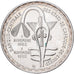 Kraje Afryki Zachodniej, 5000 Francs, 1982, Srebro, MS(60-62), KM:11