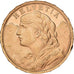 Szwajcaria, 20 Francs, 1898, Bern, Złoto, AU(55-58), KM:35.1