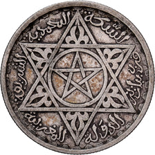 Morocco, Mohammed V, 100 Francs, 1953, Paris, Silver, VF(30-35), KM:52