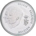 Belgia, 250 Francs, 250 Frank, 1996, Srebro, MS(60-62), KM:202