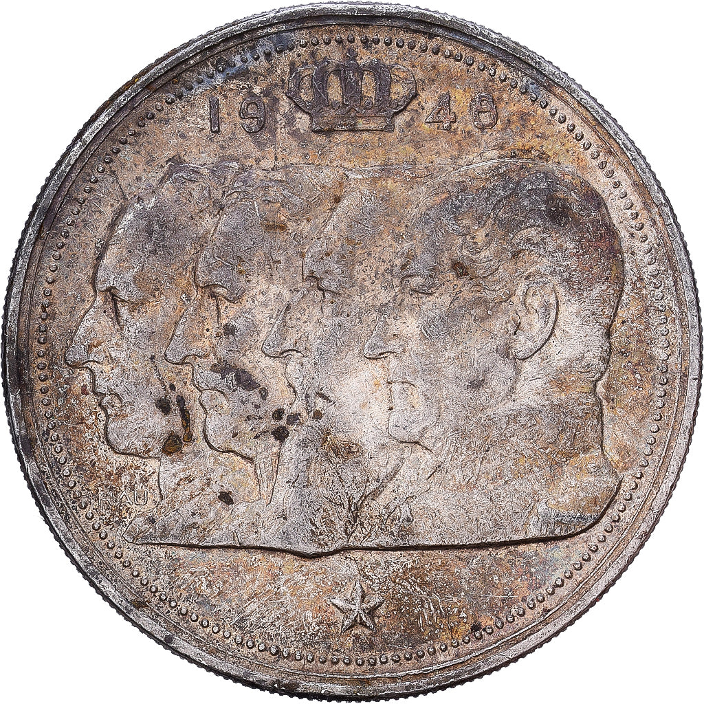 Belgium, 100 Francs, 100 Frank, 1948, Silver, VF(30-35), KM:138.1