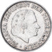 Países Bajos, Juliana, 2-1/2 Gulden, 1962, Plata, BC+, KM:185
