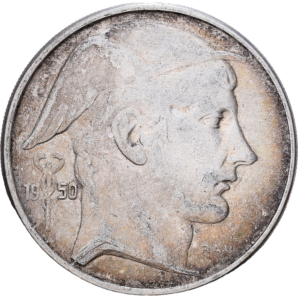 Belgien, 50 Francs, 50 Frank, 1950, Silber, S, KM:137