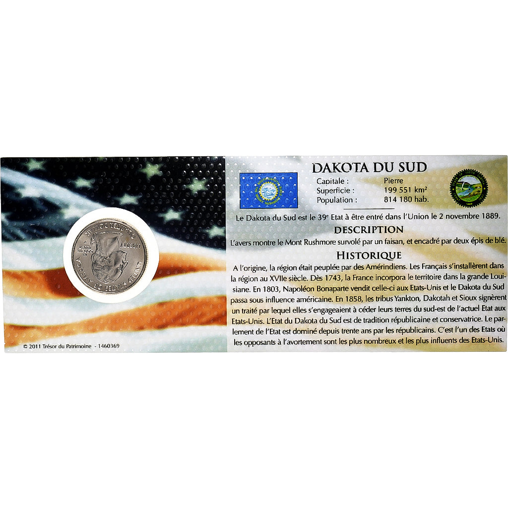 Verenigde Staten, quarter dollar, South Dakota, 2005, Philadelphia