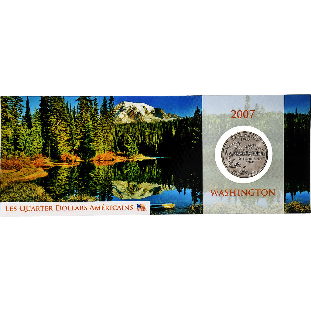 Verenigde Staten, quarter dollar, Washington, 2007, Philadelphia, Cupro-nikkel