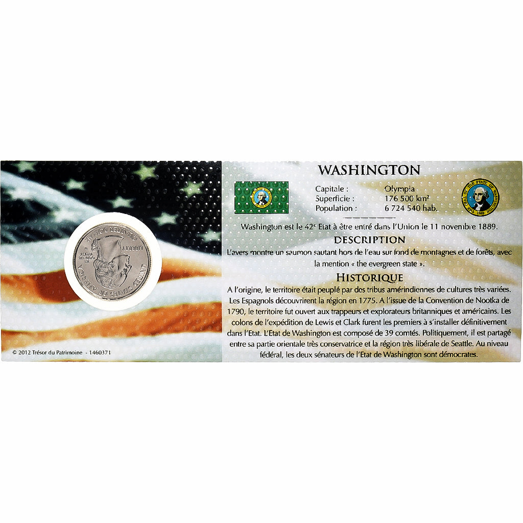 Verenigde Staten, quarter dollar, Washington, 2007, Philadelphia, Cupro-nikkel