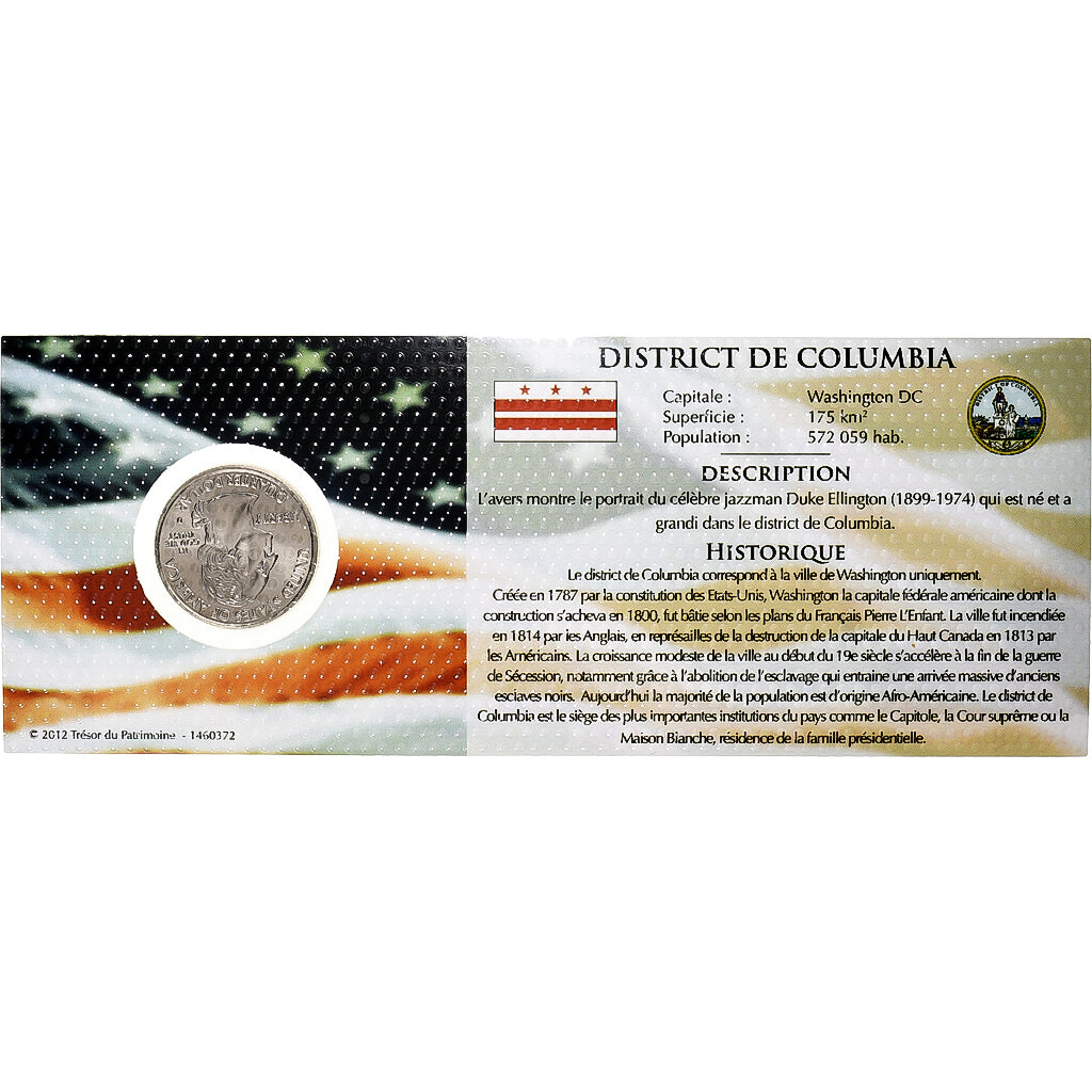 United States, quarter dollar, District of Columbia, 2009, Philadelphia