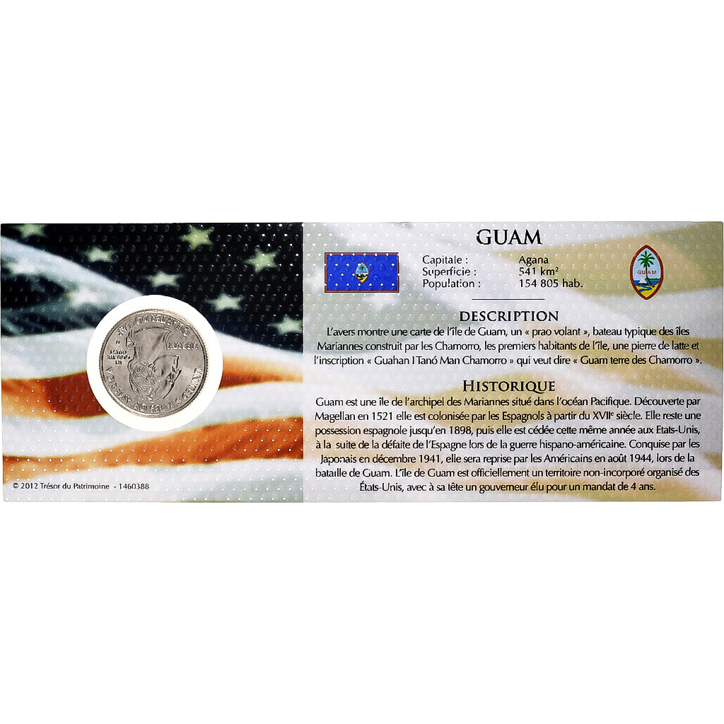 United States, quarter dollar, Guam, 2009, Philadelphia, Copper-nickel