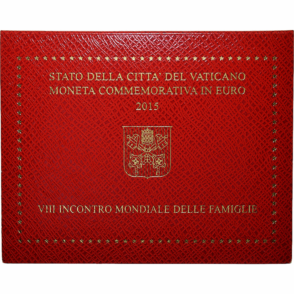 Vaticano, Francis, 2 Euro, BU, 2015, Rome, Bimetálico, FDC