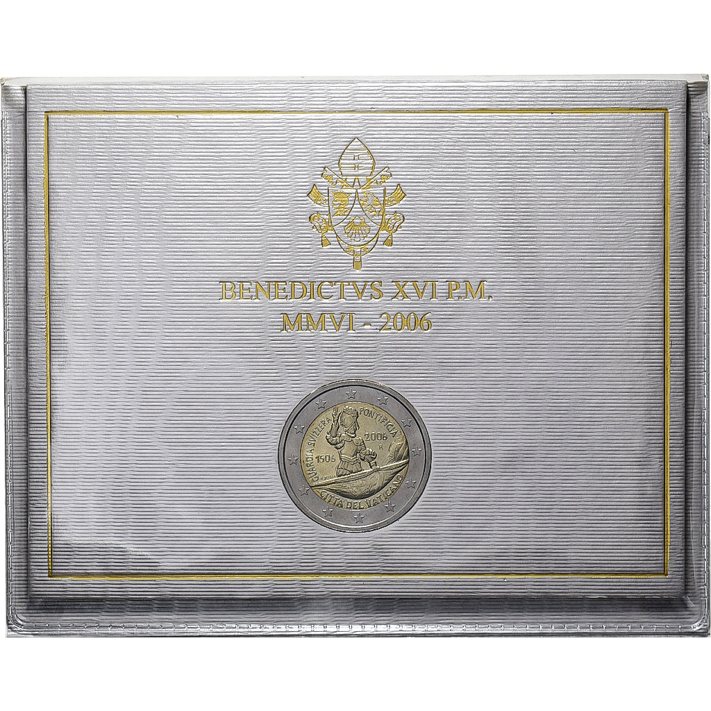 Vatican, Benedict XVI, 2 Euro, BU, 2006, Rome, Bi-Metallic, MS(65-70)