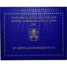 Vatican, Benoît XVI, 2 Euro, BU, 2007, Rome, Bimétallique, FDC