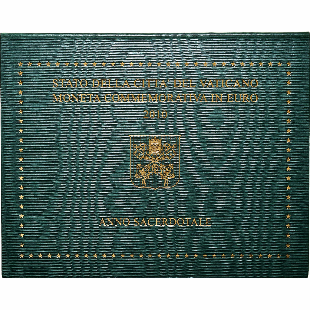 Vatican, Benedict XVI, 2 Euro, BU, 2010, Rome, Bi-Metallic, MS(65-70)
