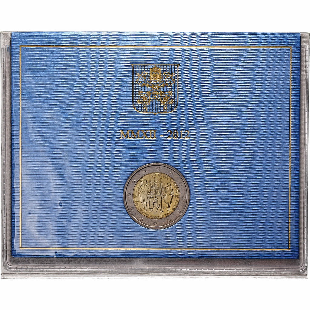 Vatican, Benedict XVI, 2 Euro, BU, 2012, Rome, Bi-Metallic, MS(65-70)