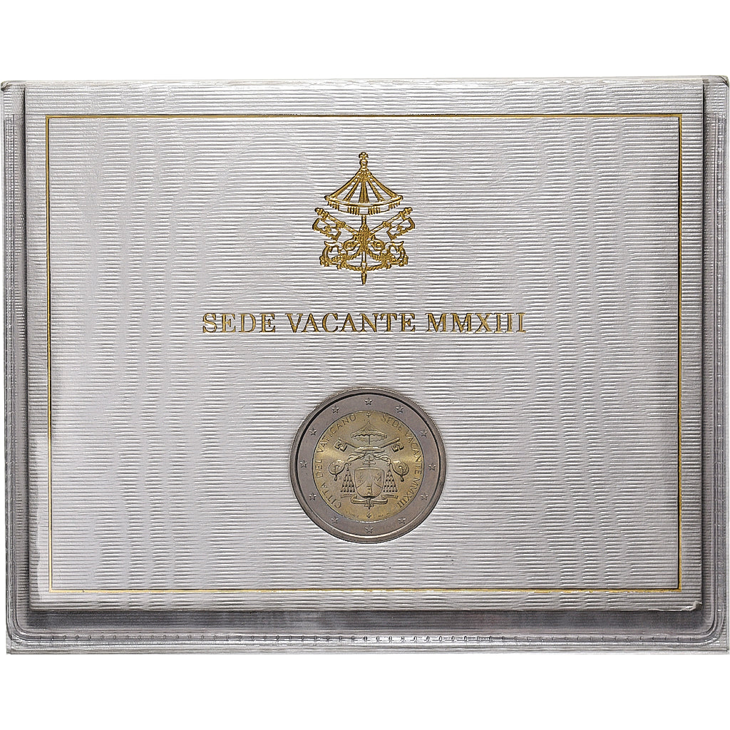 Vatican, Sede Vacante, 2 Euro, BU, 2013, Rome, Bi-Metallic, MS(65-70)