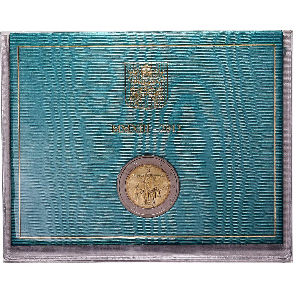 Vatican, Francis, 2 Euro, BU, 2013, Rome, Bi-Metallic, MS(65-70)