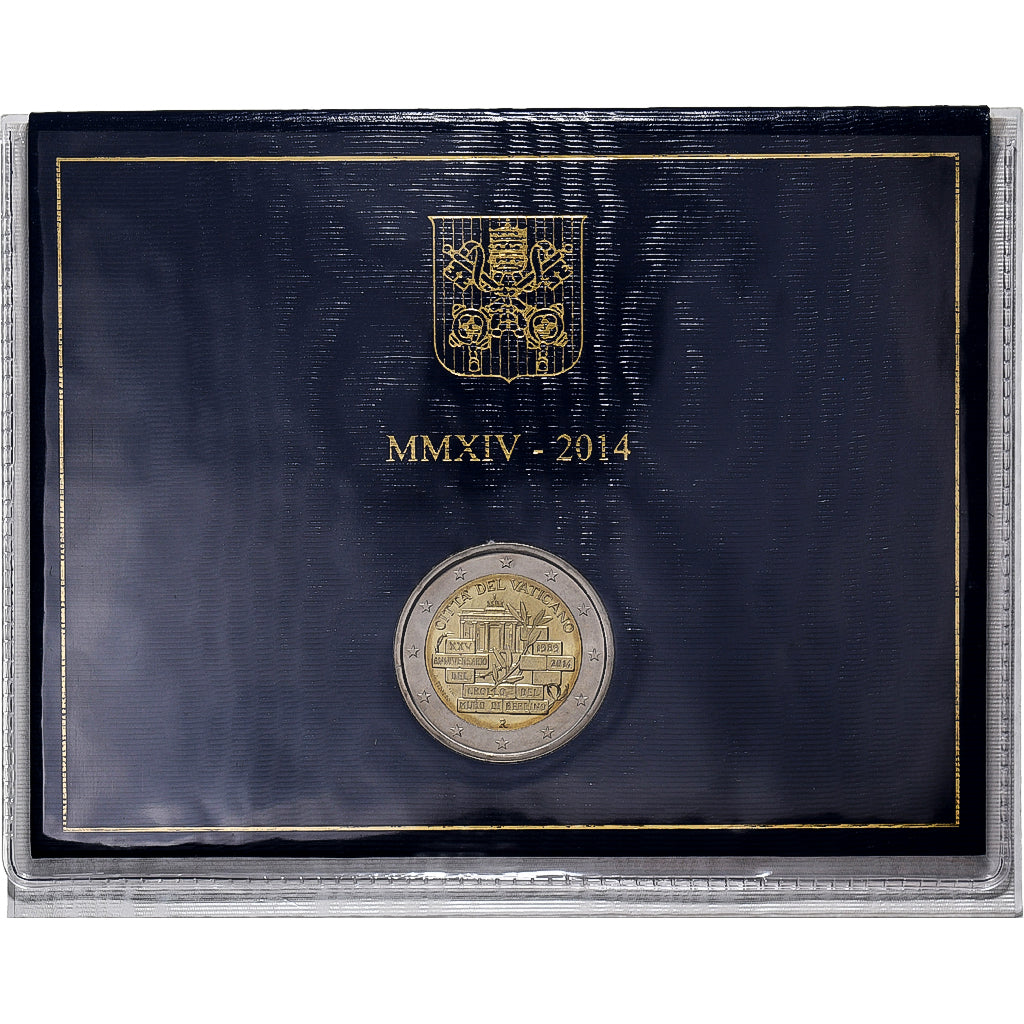 Vatican, Francis, 2 Euro, BU, 2014, Rome, Bi-Metallic, MS(65-70)