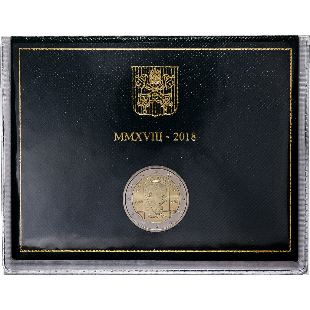 Vatican, Francis, 2 Euro, BU, 2018, Rome, Bi-Metallic, MS(65-70)