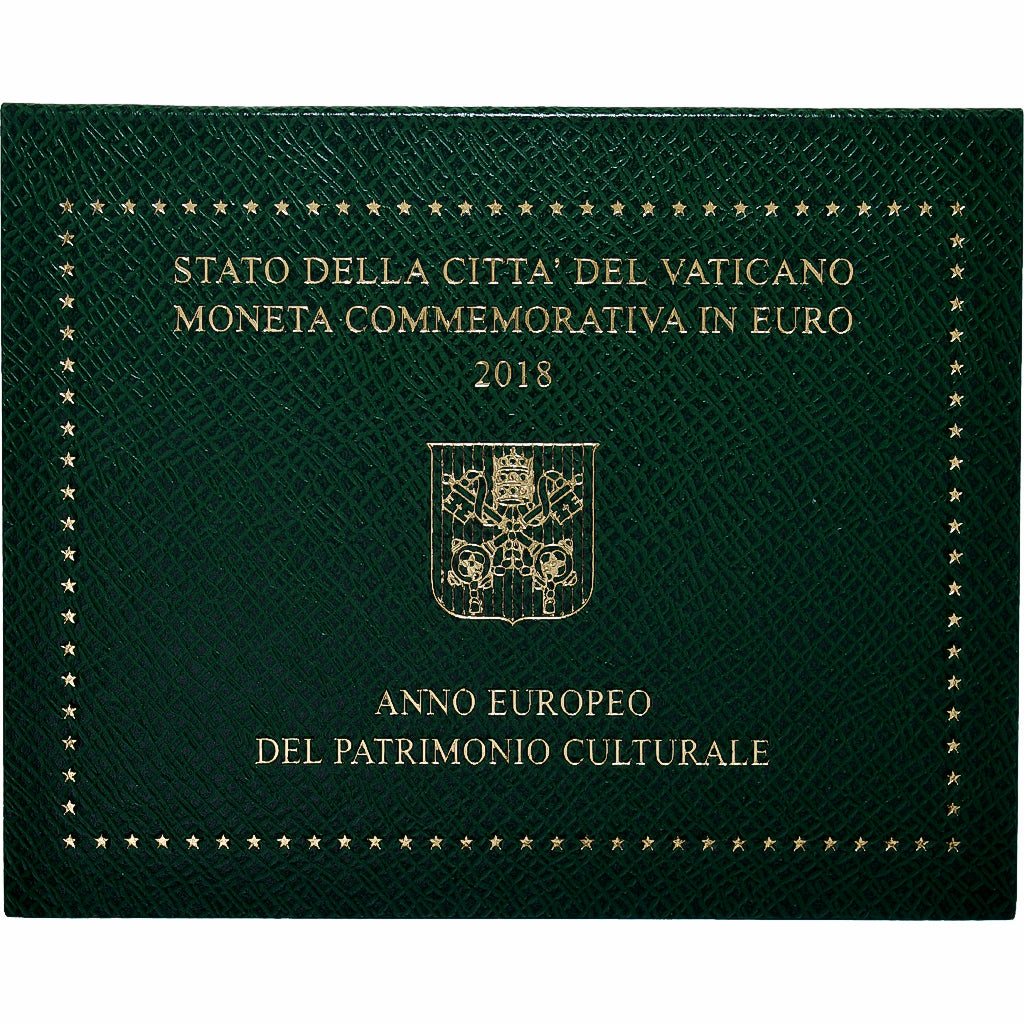 Vaticano, Francis, 2 Euro, BU, 2018, Rome, Bimetálico, FDC