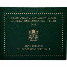 Vatican, Francis, 2 Euro, BU, 2018, Rome, Bi-Metallic, MS(65-70)
