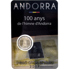 Andorra, 2 Euro, BU, 2017, Monnaie de Paris, Bi-Metallic, MS(65-70)