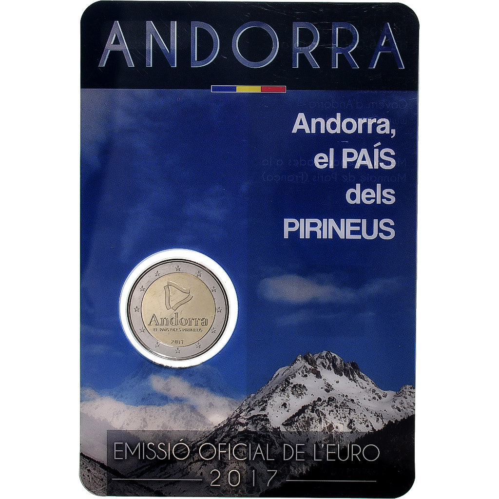 Andorra, 2 Euro, BU, 2017, Monnaie de Paris, Bi-Metallic, MS(65-70)