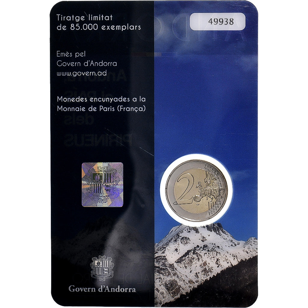 Andorra, 2 Euro, BU, 2017, Monnaie de Paris, Bi-Metallic, MS(65-70)