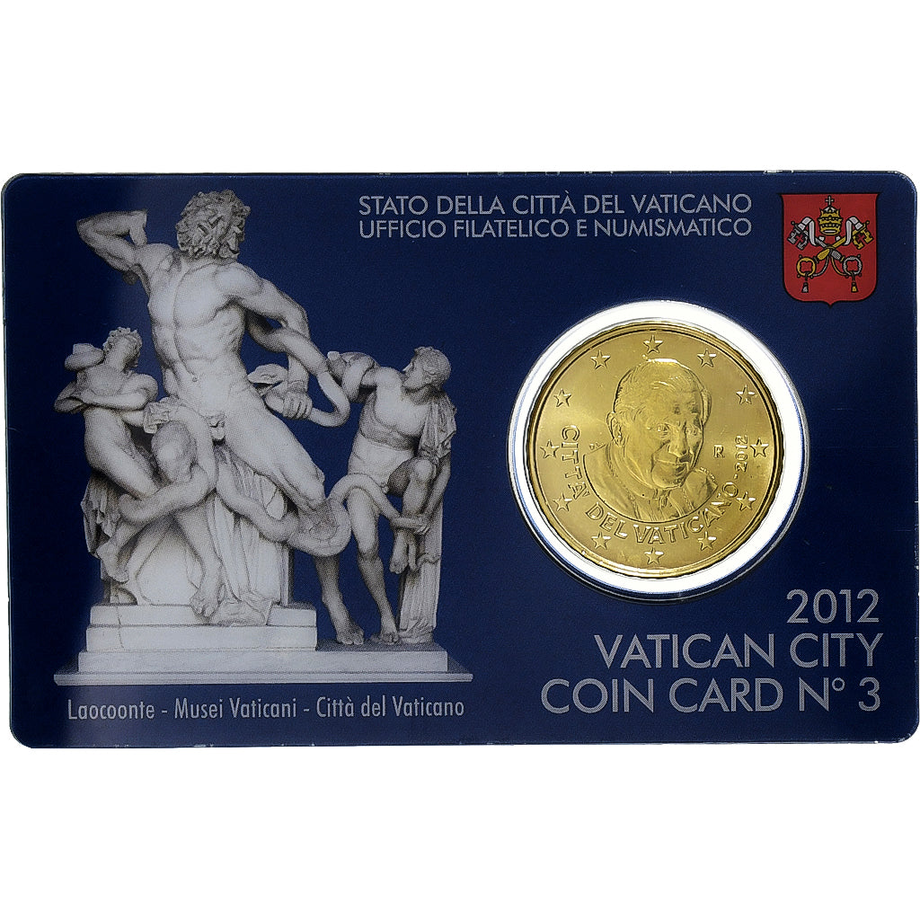 Vatican, Benedict XVI, 50 Euro Cent, 2012, Rome, Nordic gold, MS(65-70)