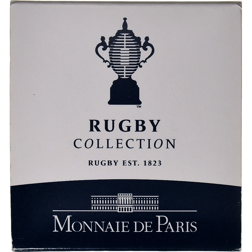 Francia, 1/4 Euro, 2007 Rugby World Cup, BU, 2007, Monnaie de Paris, Argento