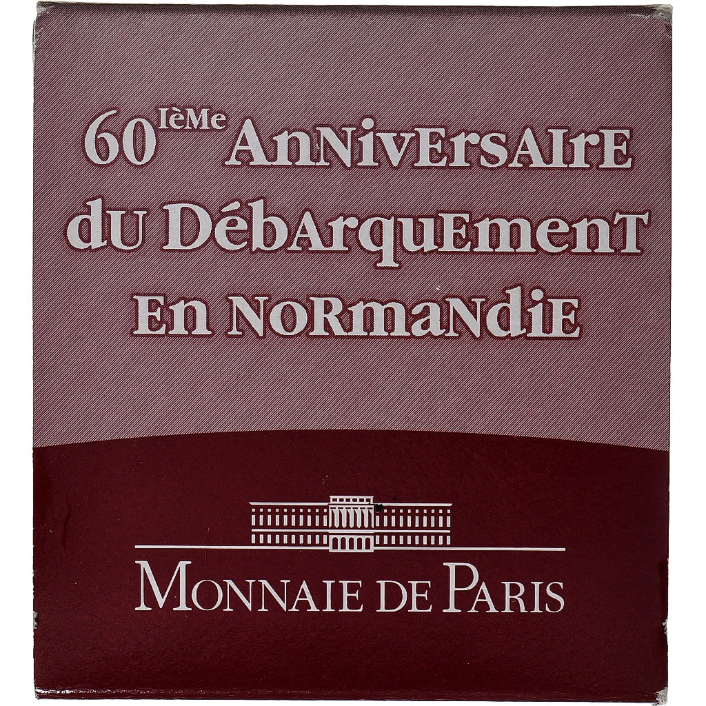 France, 1-1/2 Euro, D-day, BE, 2004, Monnaie de Paris, Argent, FDC