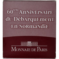 France, 1-1/2 Euro, D-day, BE, 2004, Monnaie de Paris, Argent, FDC