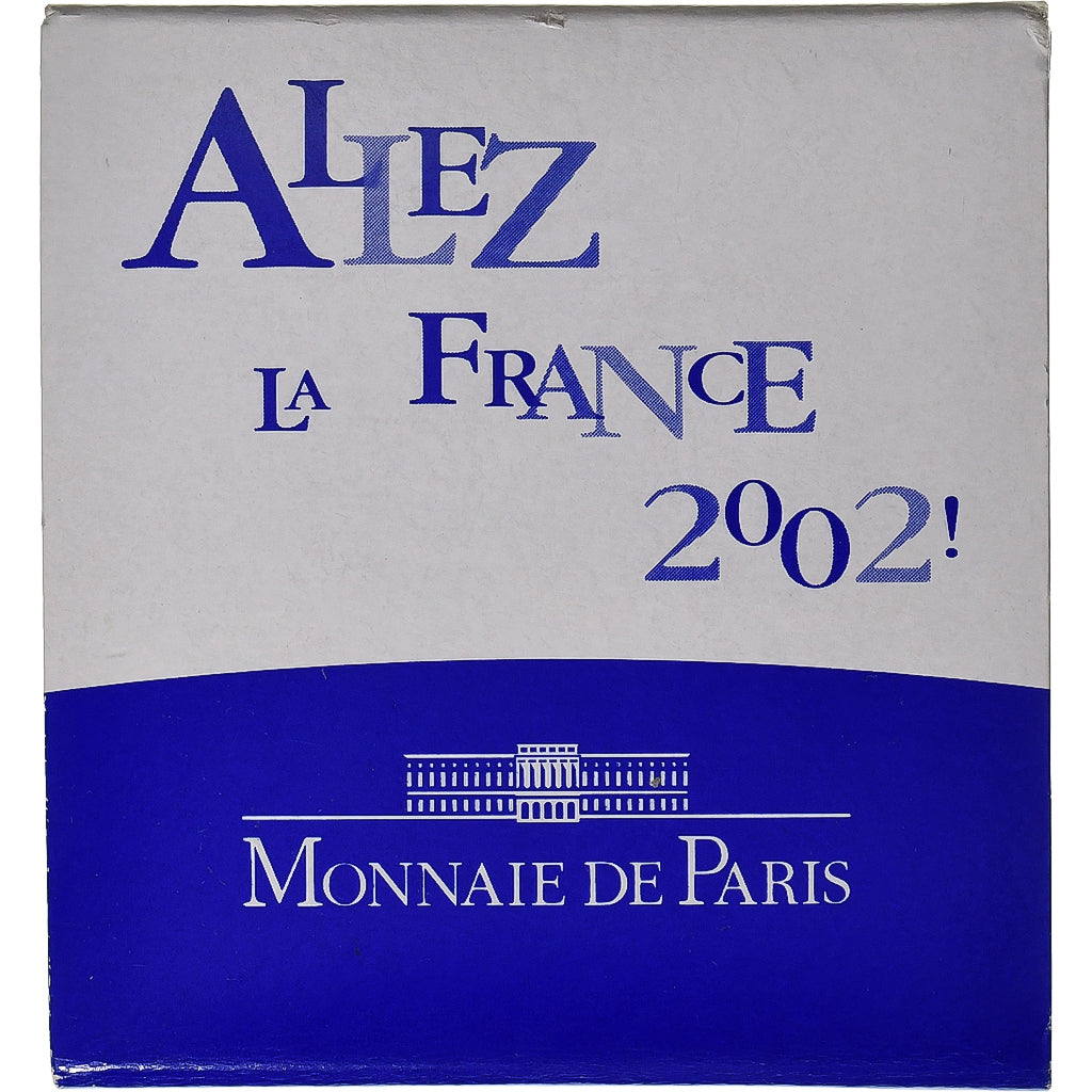 France, 1/4 Euro, World Cup, BU, 2002, Monnaie de Paris, Silver, MS(65-70)