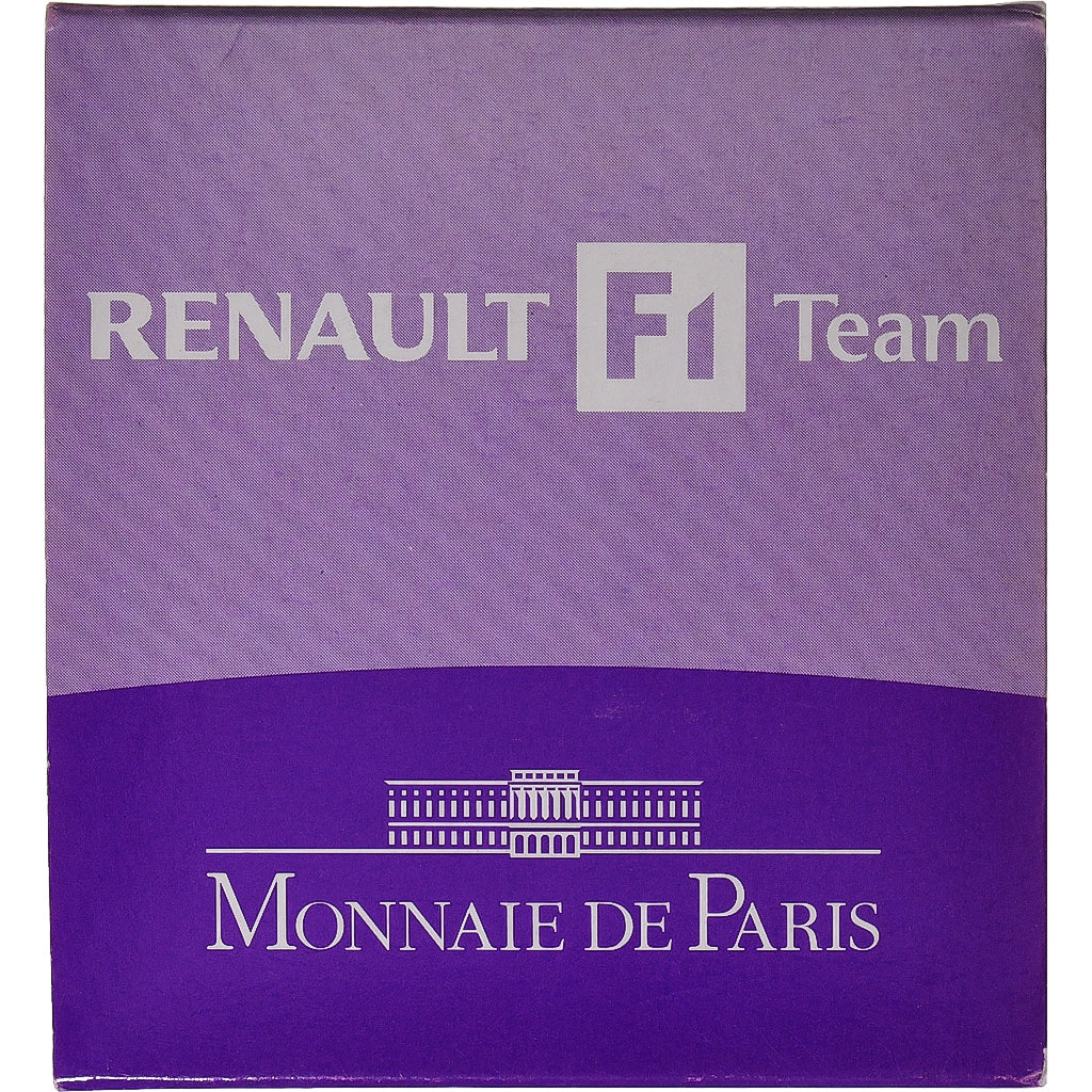 France, 1-1/2 Euro, Renault F1 Team, BE, 2007, Monnaie de Paris, Argent, FDC