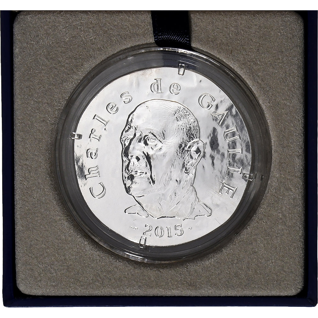 France, 10 Euro, Charles De Gaulle, Proof, 2015, Monnaie de Paris, Silver