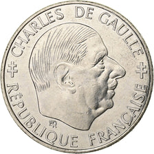 France, Franc, Charles de Gaulle, 1988, Pessac, Without hallmarks, Nickel