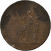 France, Monneron de 2 Sols, 1791, Birmingham, Bronze, VF(30-35), KM:Tn23