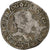 Francia, Henri III, 1/2 Franc au col plat, 1587, Rouen, Plata, BC+, Gadoury:487